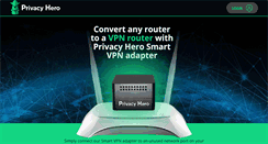 Desktop Screenshot of privacyhero.com