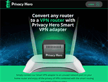 Tablet Screenshot of privacyhero.com